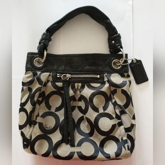 COACH Signature Black Women's Bag - Picture 1 of 8